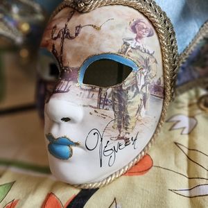 Rare Find Vintage Venetian Jester Mask